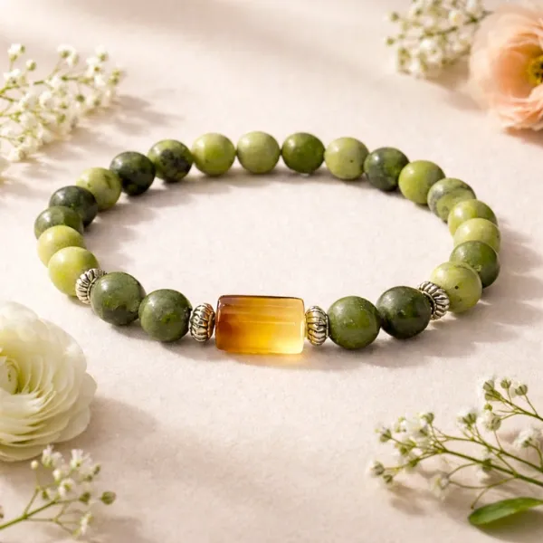 Virgo (Kanya) Rashi Serpentine Bracelet — Focus, Calm Confidence & Mercury Energy