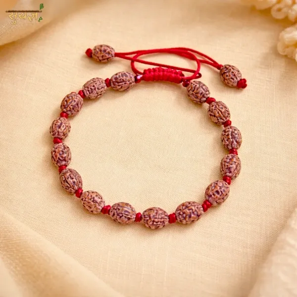 4 Mukhi Rudraksha Bracelet – Super Quality | For Knowledge